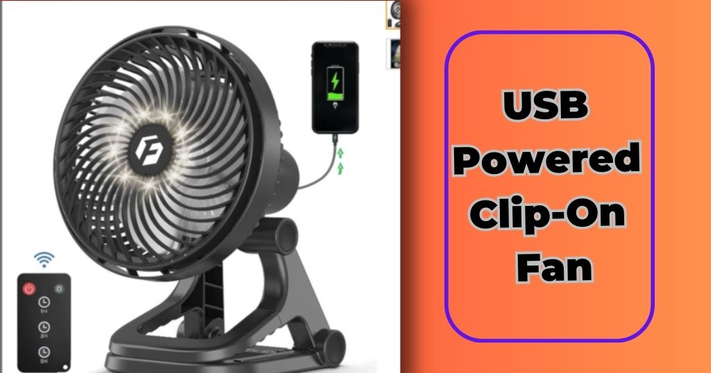 USB Powered Clip-On Fan