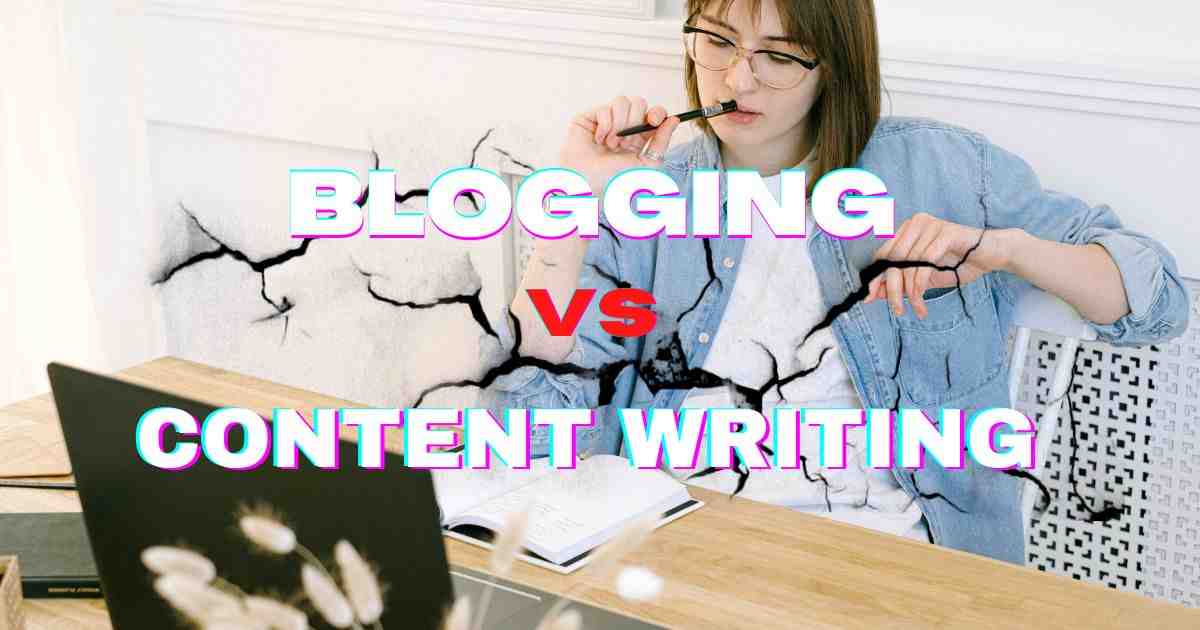 is content writing and blogging same