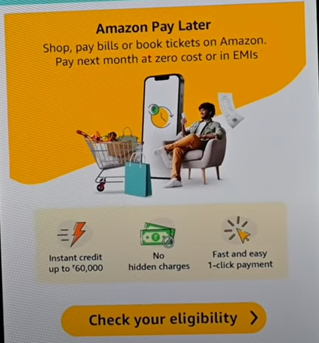 Amazon Pay Later Registration