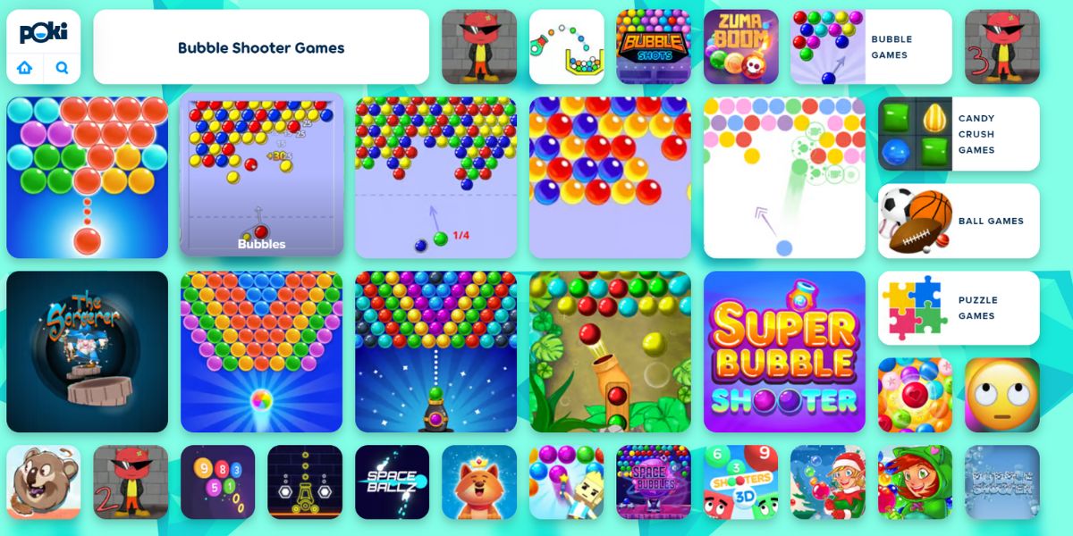 Bubble Shooter: A One of the best poki games