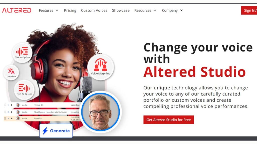 Altered AI to change your voice