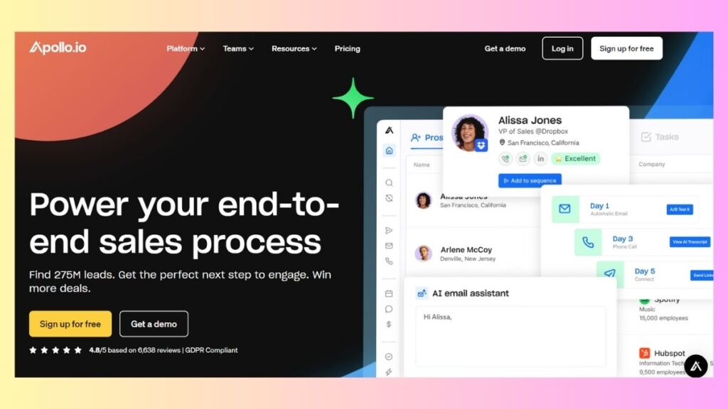 Apollo.io Website