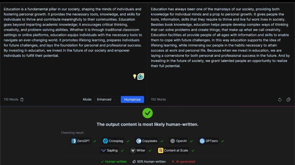 BypassGPT to humanize ai content